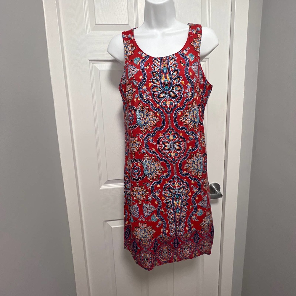 Pink Rose  Dress  girl M  NWT  100 % RAYON